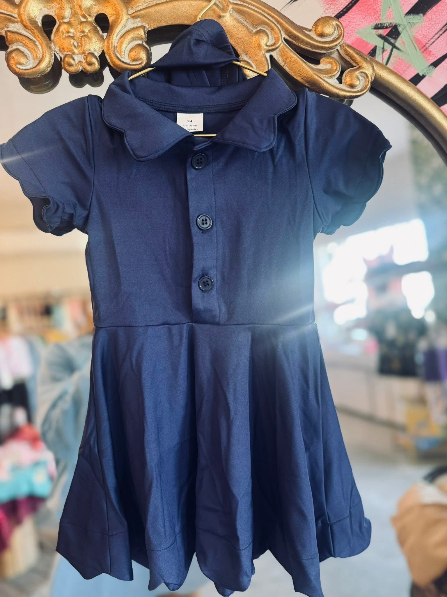 Uniform Scallop Dresses!🏫