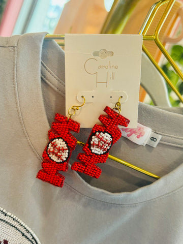 Baseball Mom earrings