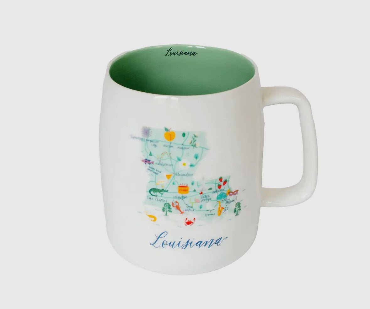 Louisianaaaa Mug🐊🦞🦅