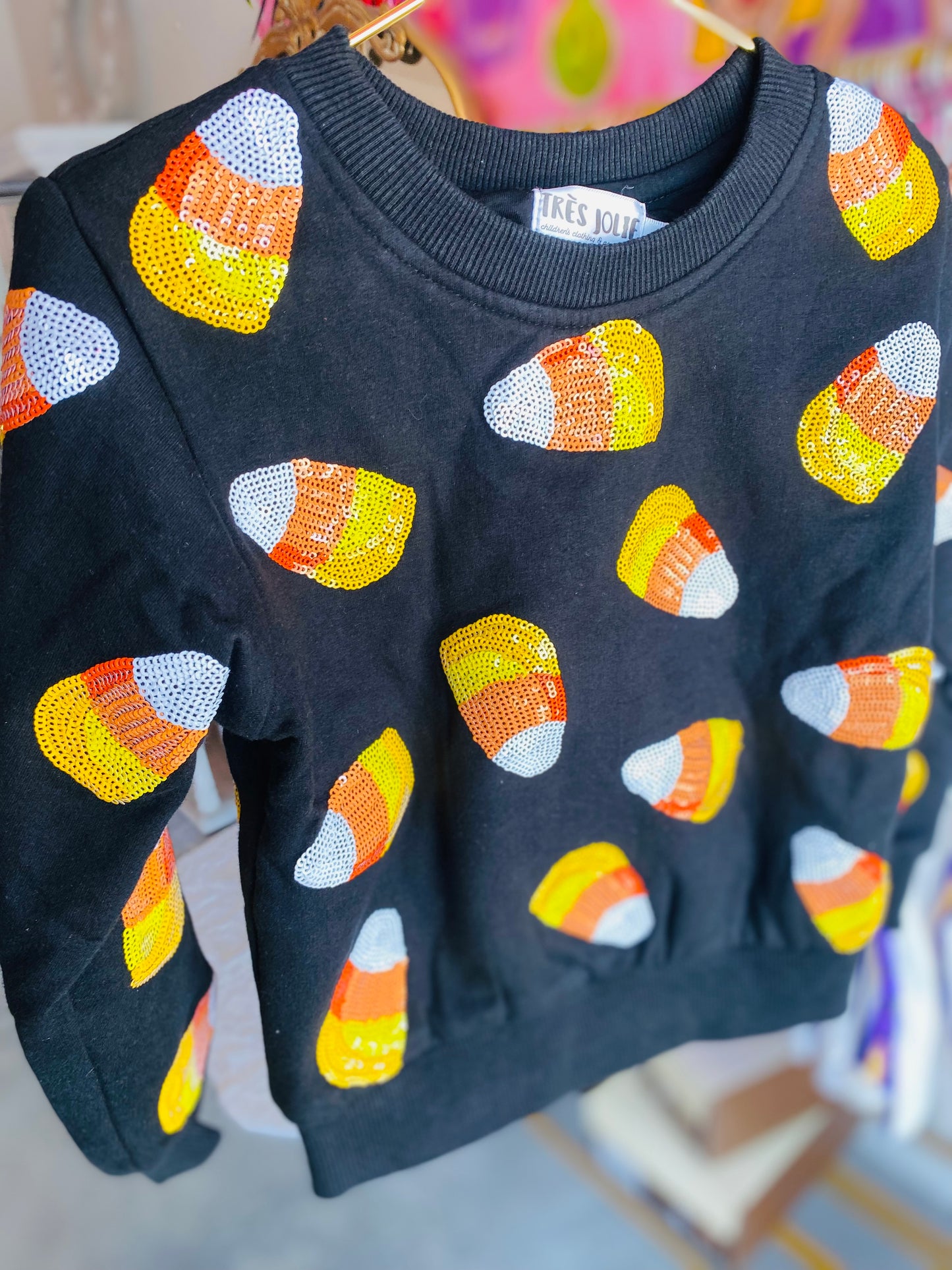 Kids Candy Corn Sweatshirt