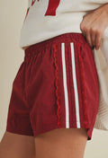 Gameday short-crimson red
