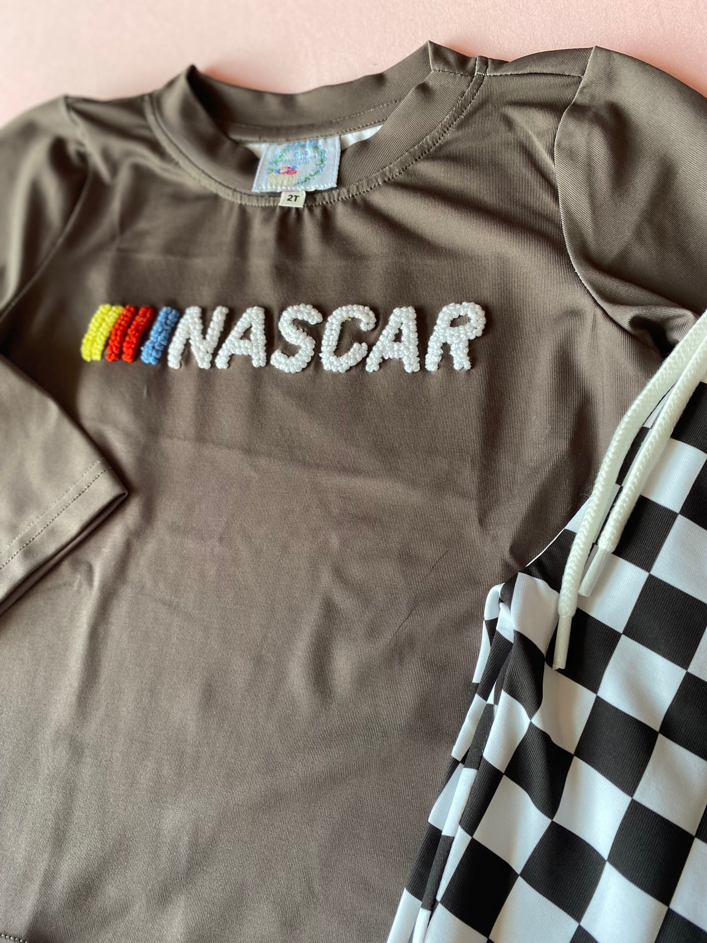 Nascar Checkered Jogger Set