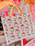 Bow Holiday Tote❤️🎀(Royal Standard)