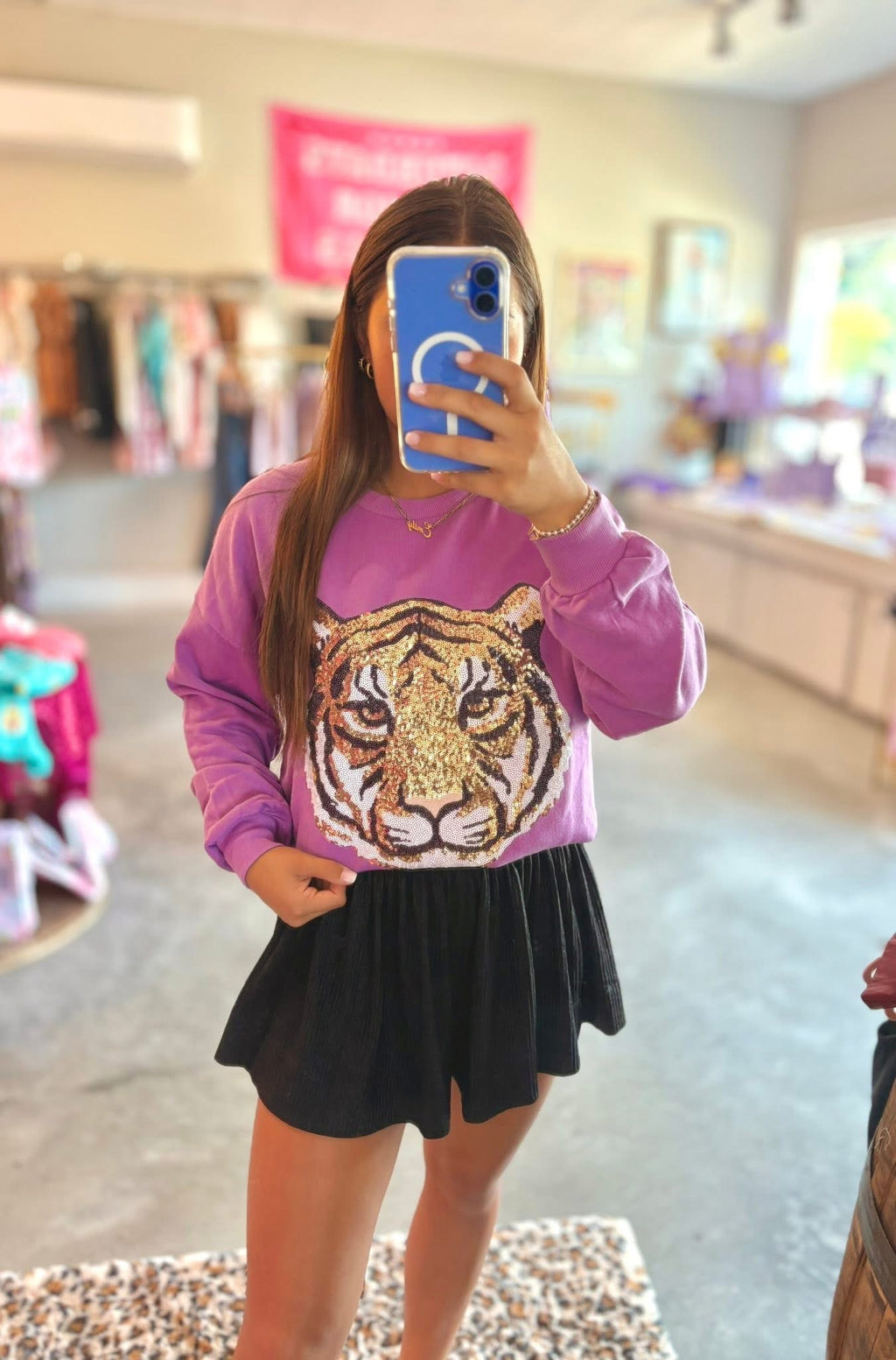 Royal Standard Tiger Sweatshirt💜🐯