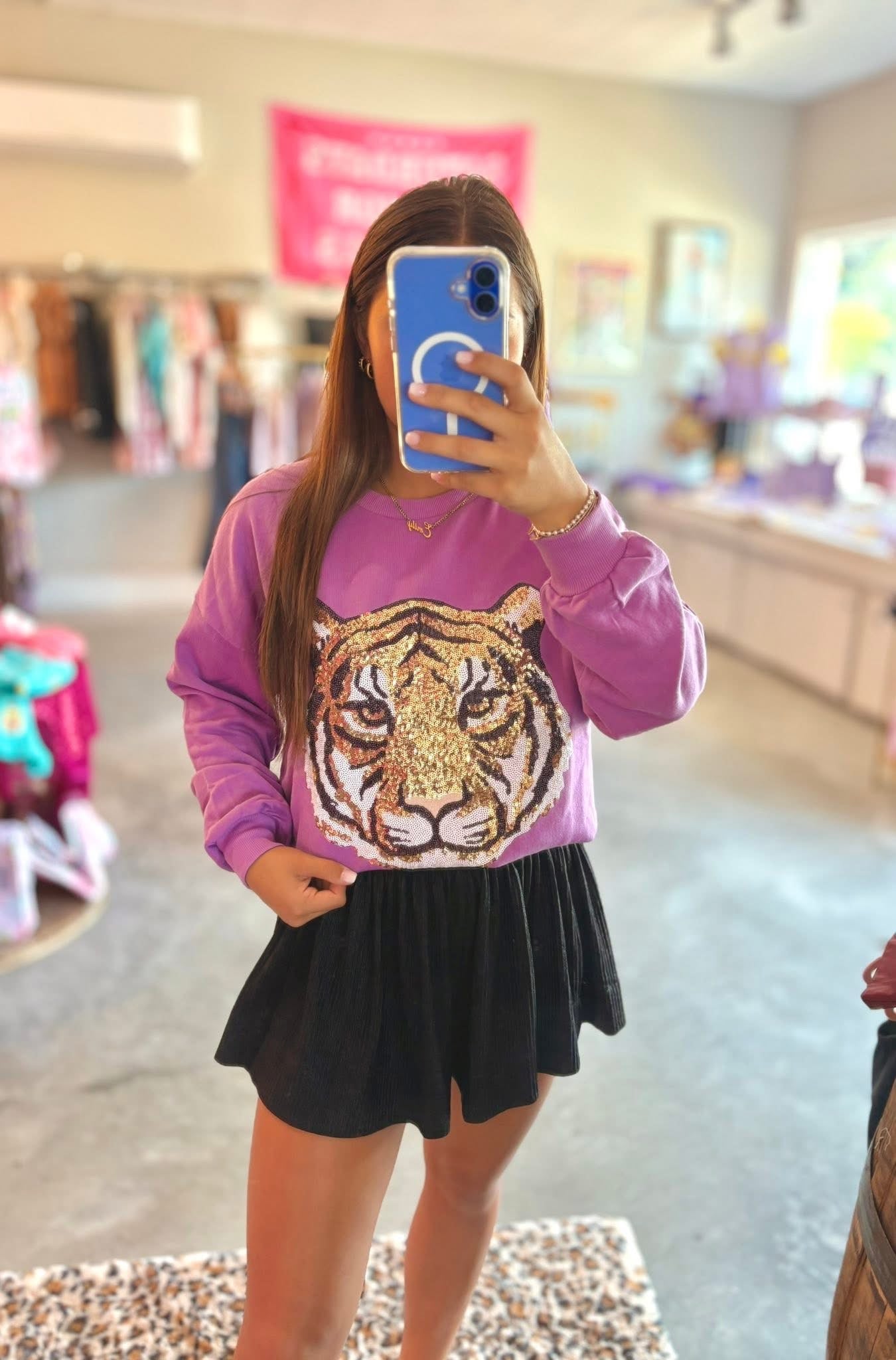 Royal Standard Tiger Sweatshirt💜🐯