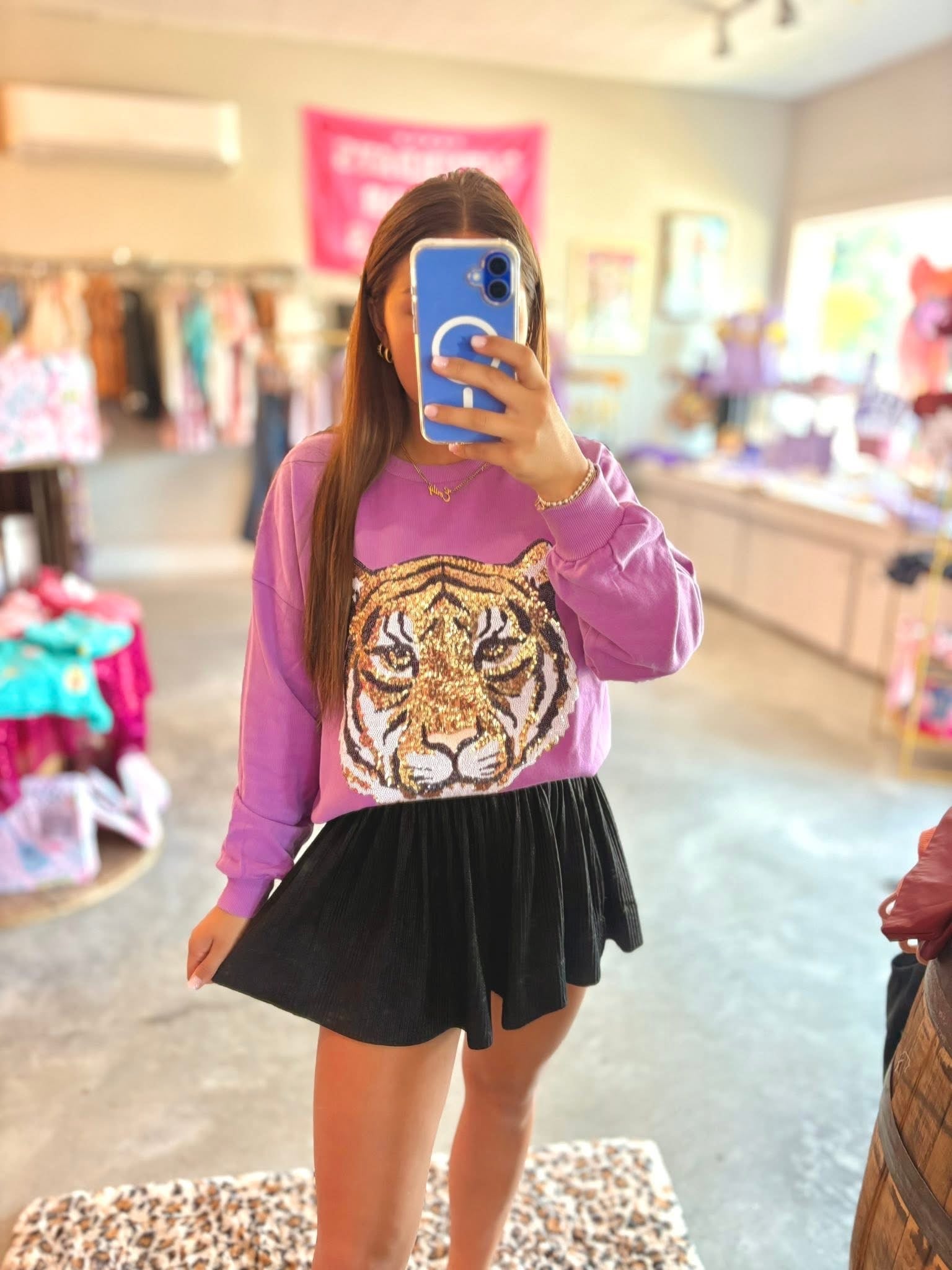 Royal Standard Tiger Sweatshirt💜🐯