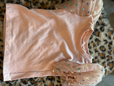 Confetti Puff Sleeve Shirt Size 2T