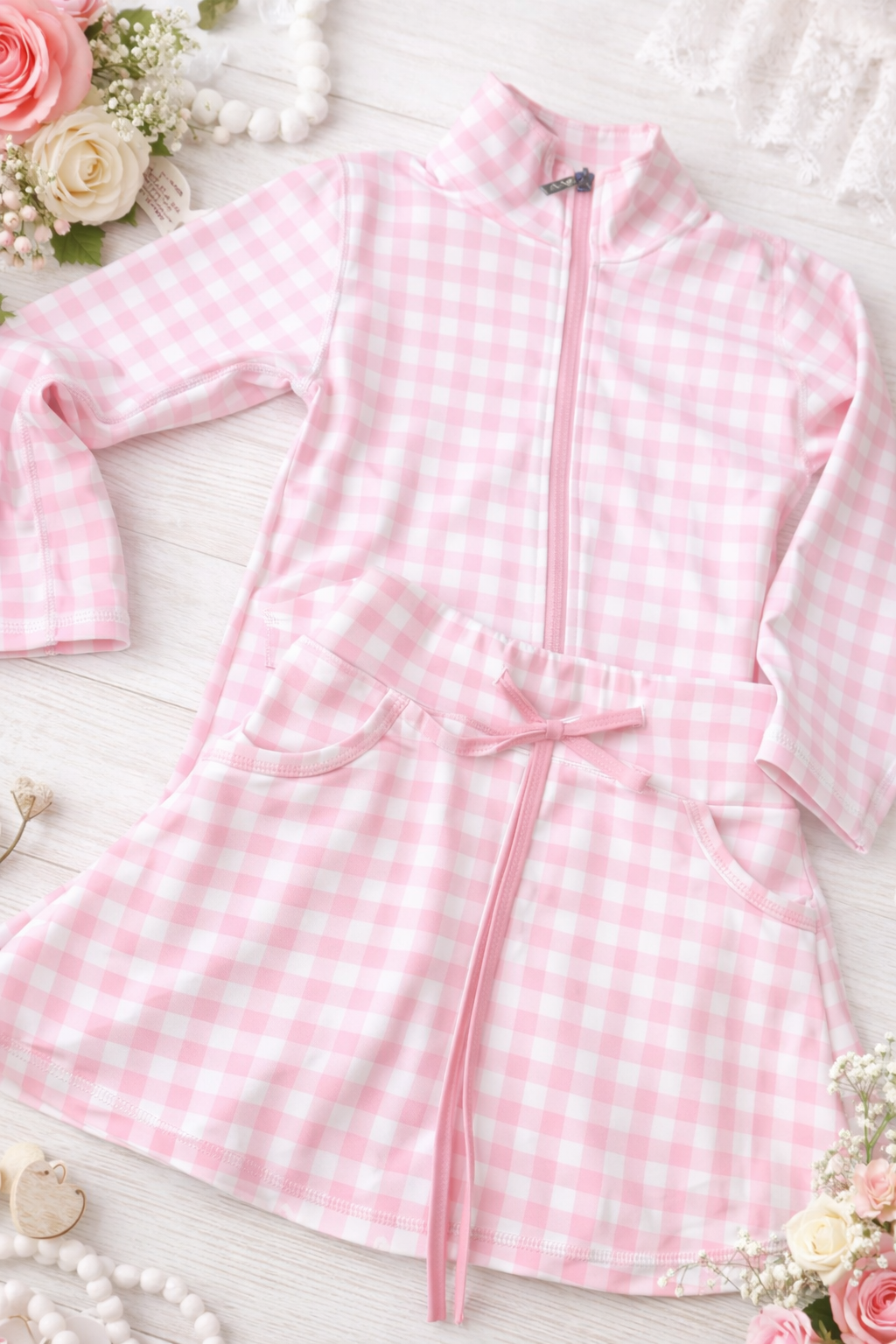 Checkered pink💕athleisure