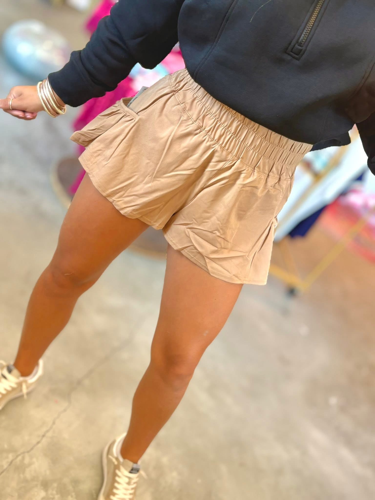 Camel Athletic Shorts🫶🏼