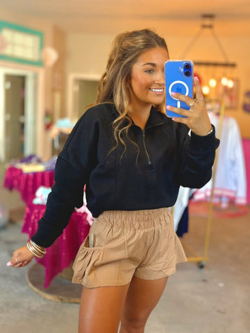 Black Scuba Pullover🖤